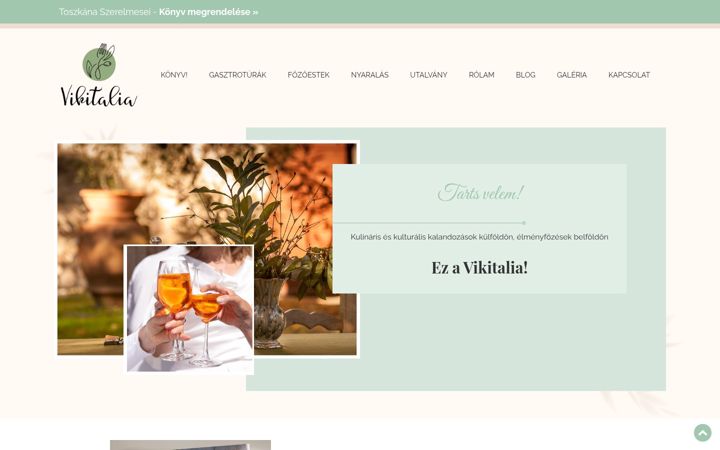 Screenshot of vikitalia.hu
