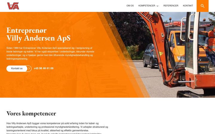 Screenshot of viland.dk