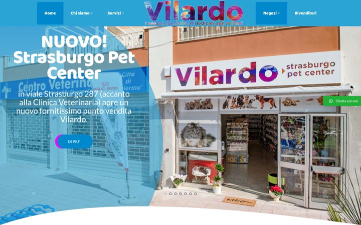 Screenshot von vilardo.it