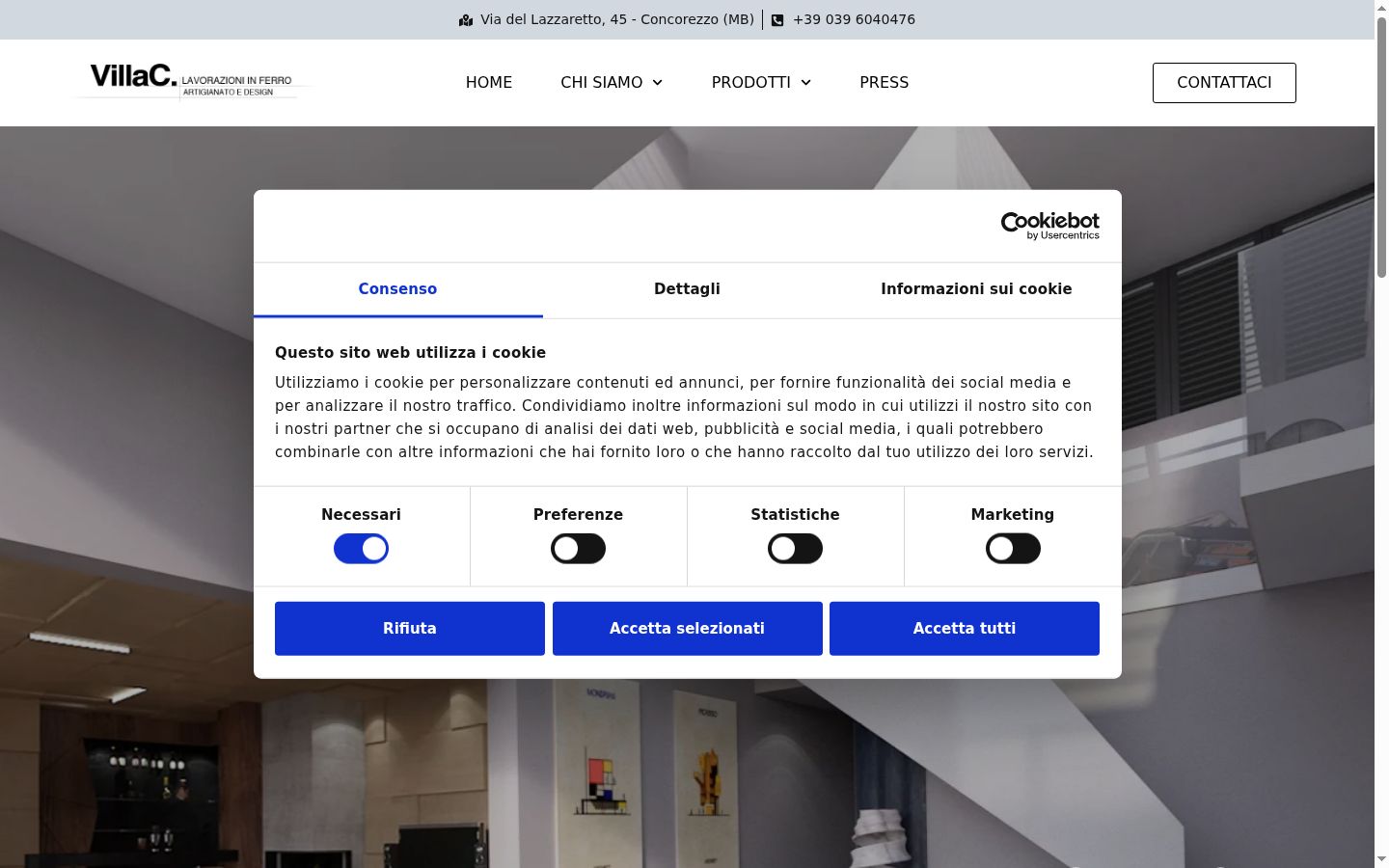 Kuvakaappaus suostumusbannerista, joka näytettiin ennen mitään vuorovaikutusta