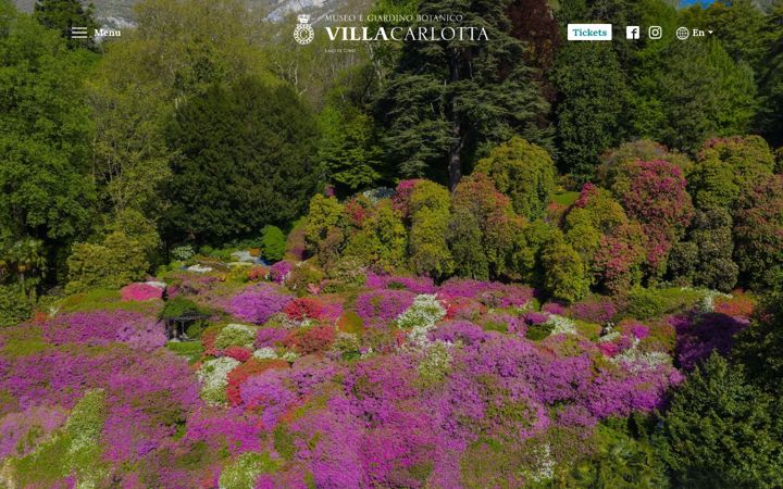 Screenshot von villacarlotta.it