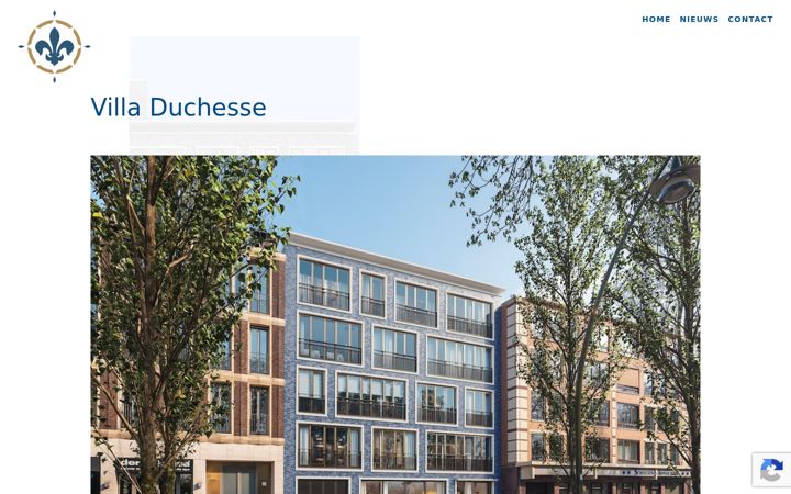 Screenshot of villaduchesse.nl