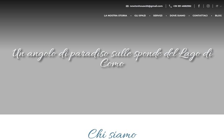 Screenshot van villafisogni.com