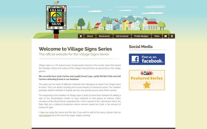 Screenshot του villagesignseries.co.uk