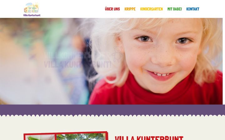 Posnetek zaslona villakunterbunt-augsburg.de