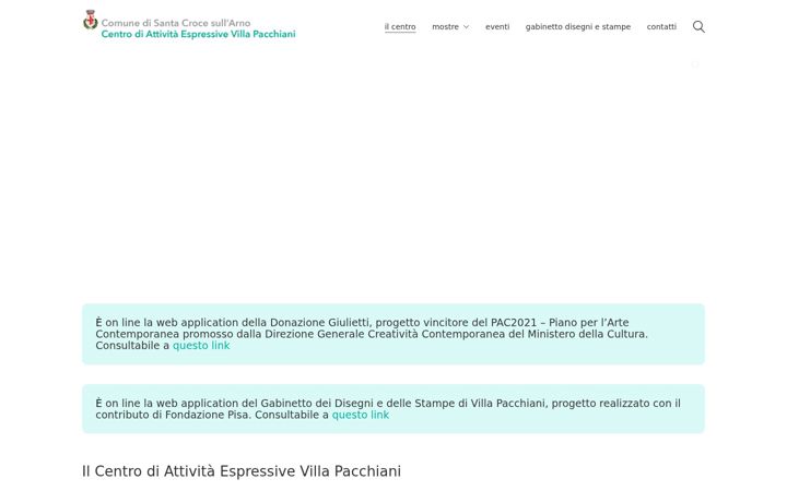 Captura de ecrã de villapacchiani.it