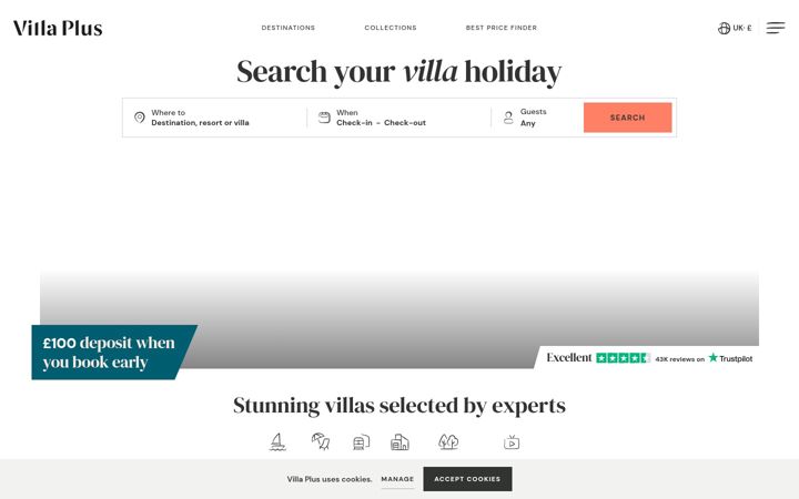 Screenshot of villaplus.com