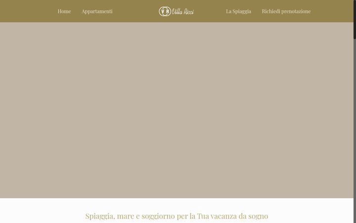 Ekrānuzņēmums no villaricci.net