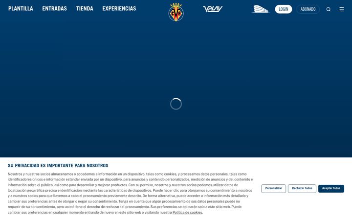 Screenshot of villarrealcf.es