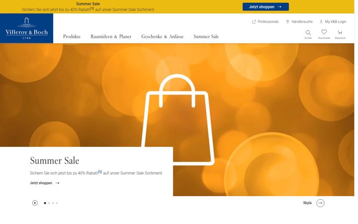Screenshot of villeroy-boch.de