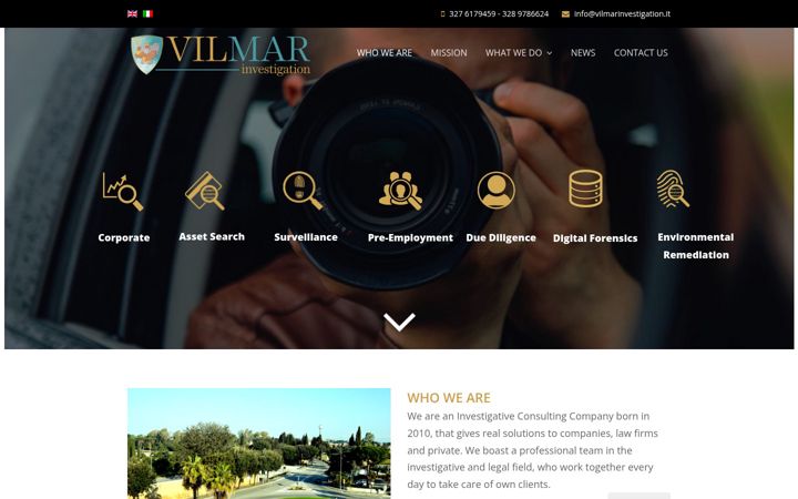 Képernyőkép: vilmarinvestigation.it