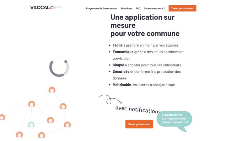 Screenshot ta' vilocal-app.fr