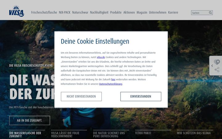 Screenshot of vilsa.de