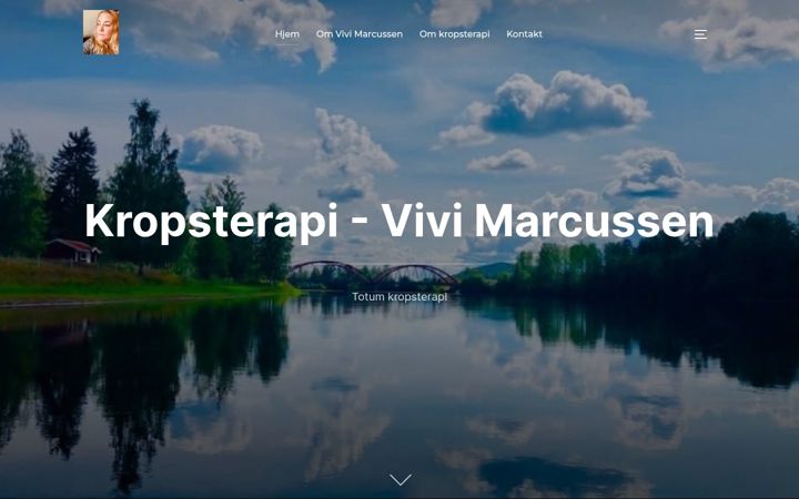Screenshot of vima-kropsterapi.dk