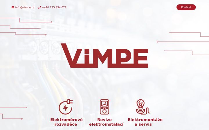 Screenshot of vimpe.cz