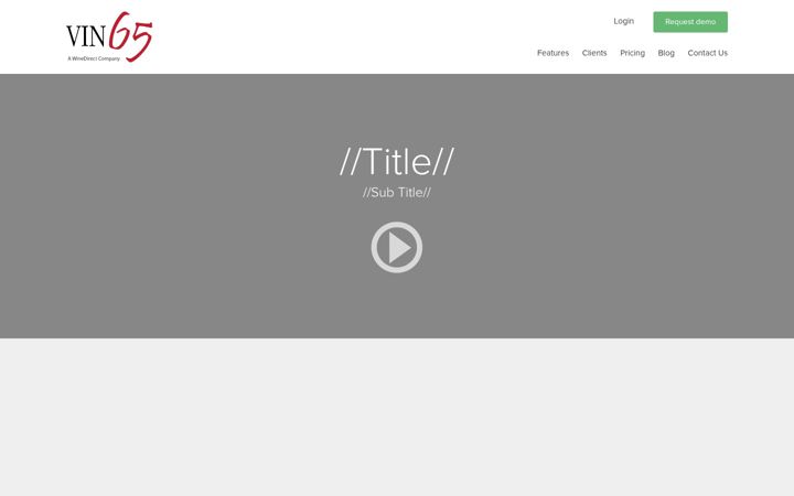 Screenshot of vin65.com