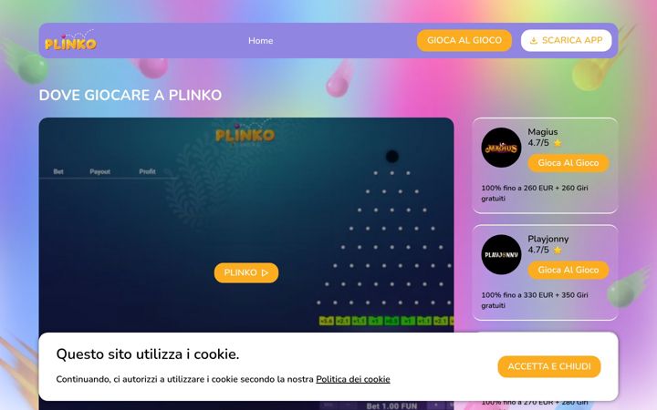 Screenshot of vinarteagropoli.it