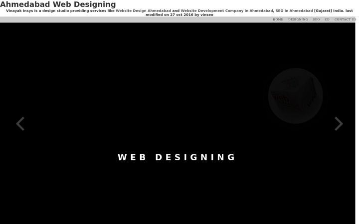 Screenshot of vinayakinsys.com
