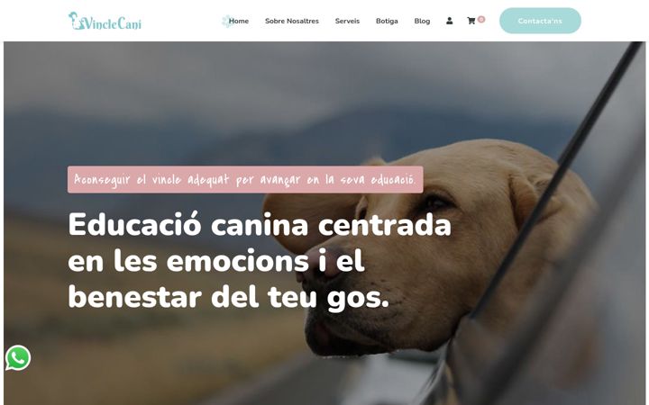 Screenshot of vinclecani.cat