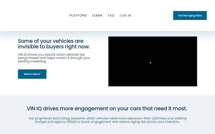 Screenshot of viniq.io