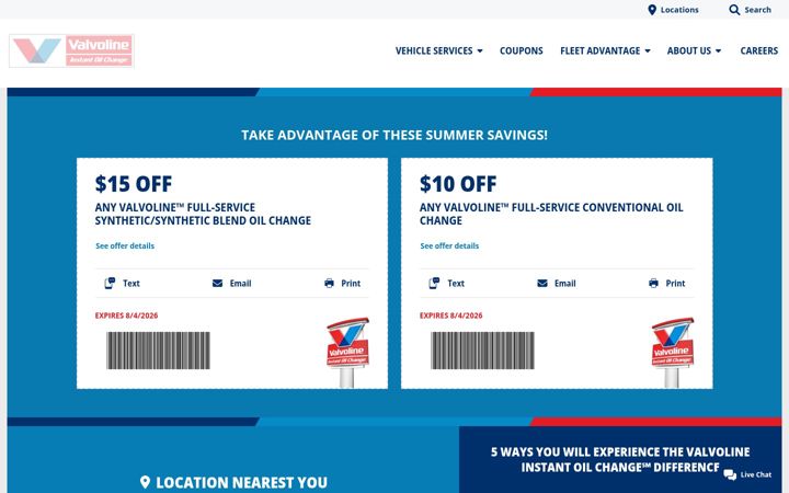 Screenshot of vioc.com