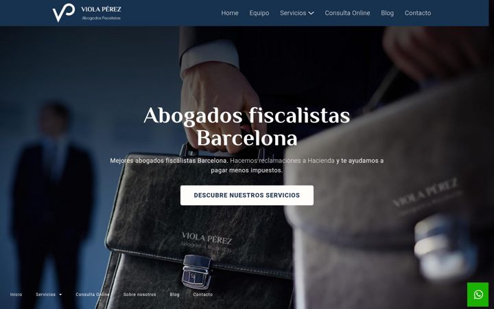Screenshot of violaperez.com