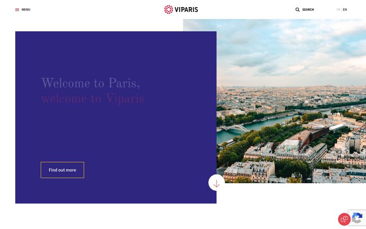 Screenshot ta' viparis.com