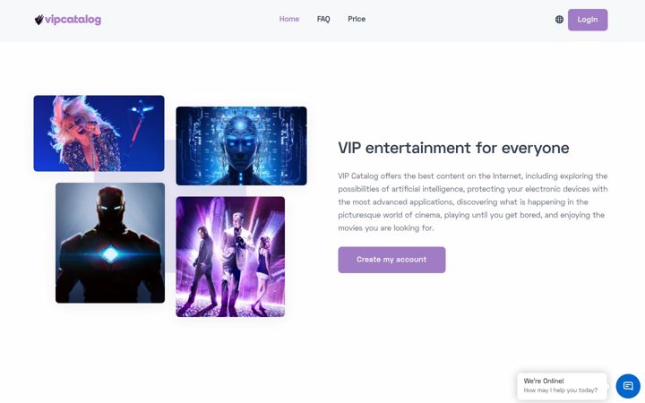 Captura de pantalla de vipcatalog.pro