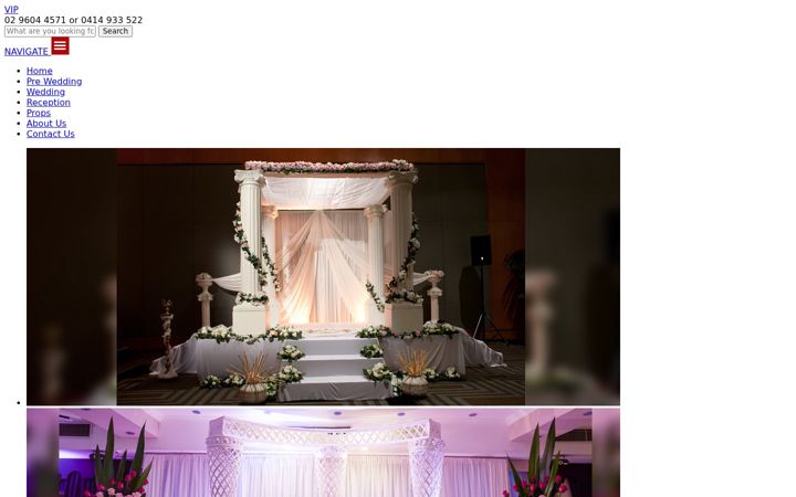 Screenshot of vipdecorating.com.au