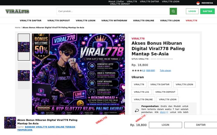 Screenshot of viral778.com