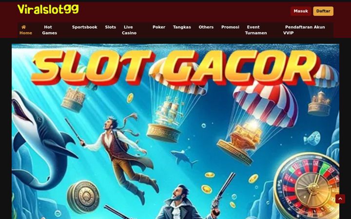 Screenshot of viralslot99.com