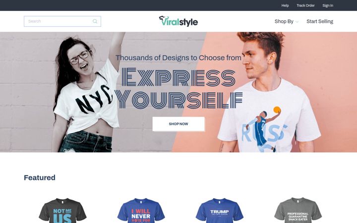 Ekrānuzņēmums no viralstyle.com