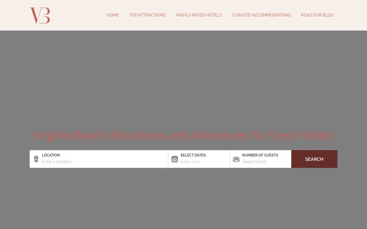 Screenshot of virginiabeachattractions.net