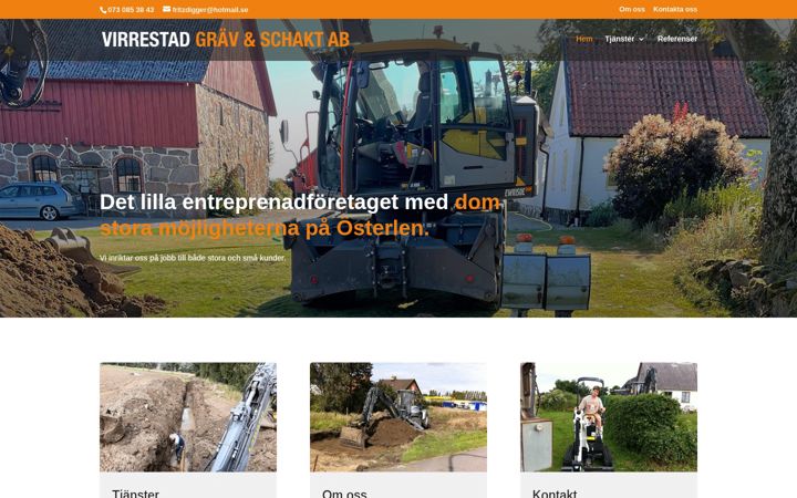 Posnetek zaslona virrestadschakt.se