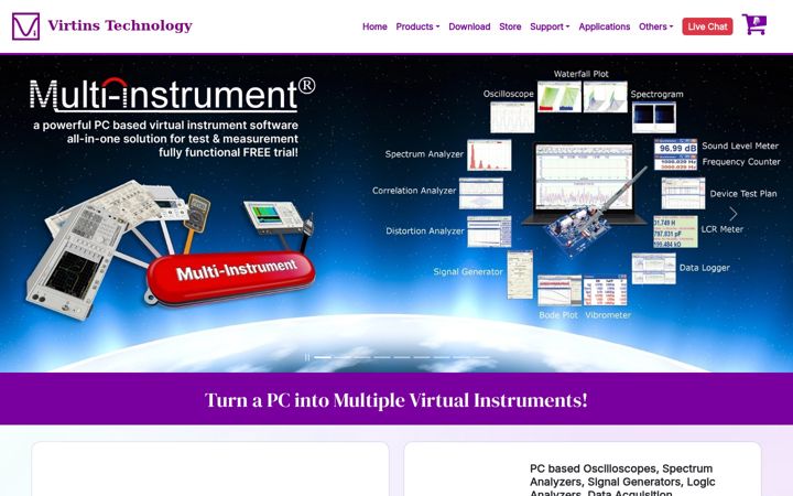 Screenshot of virtins.com
