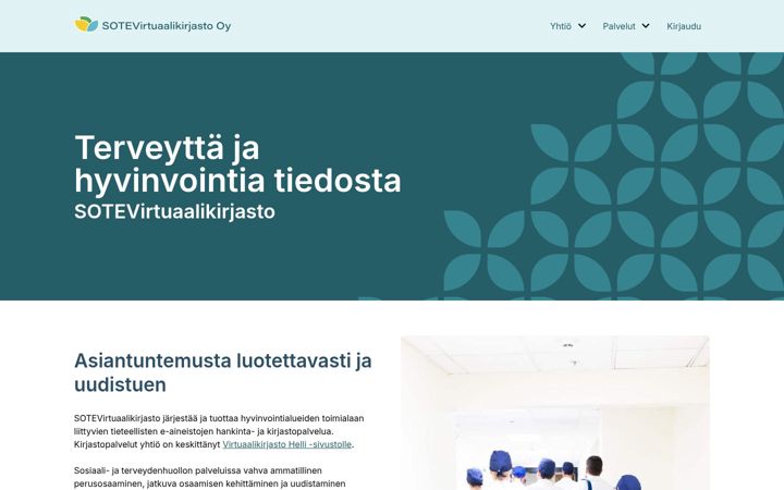 Ekrano kopija virtuaalikirjasto.fi