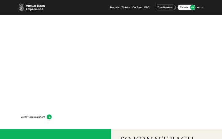 Screenshot of virtualbach.de
