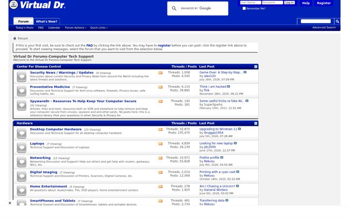 Screenshot von virtualdr.com