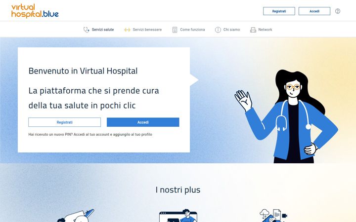 Screenshot of virtualhospital.blue