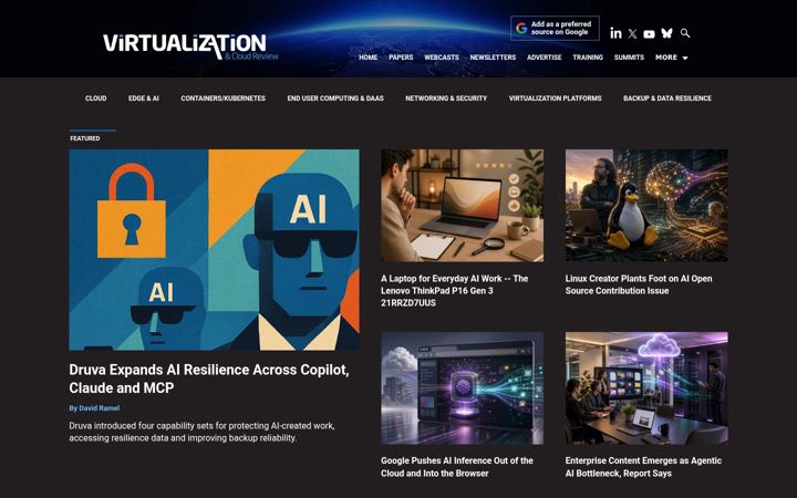 Screenshot of virtualizationreview.com