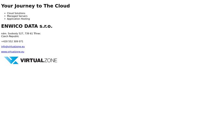Screenshot of virtualzone.eu