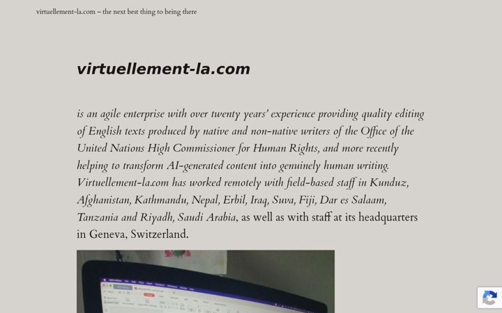 Screenshot di virtuellement-la.com
