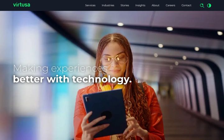 Screenshot of virtusa.com