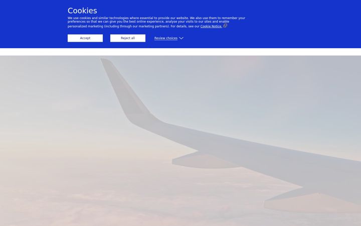 Screenshot of visa.co.za