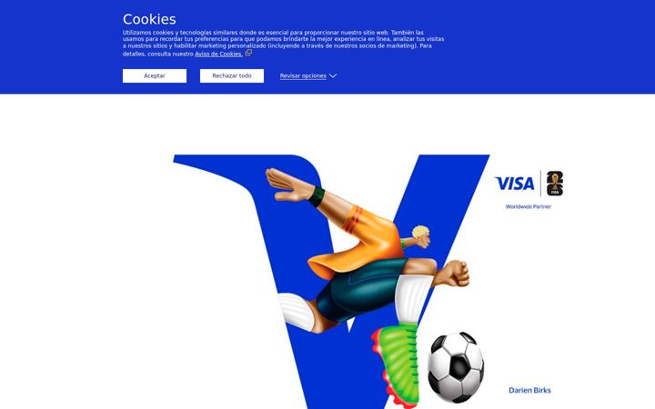 Screenshot of visa.com.mx