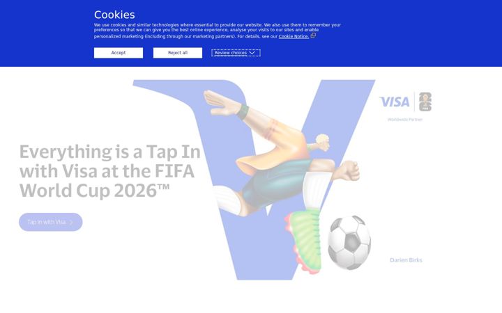 Captură de ecran a visa.com.sg