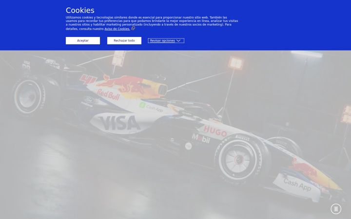 Screenshot of visa.es