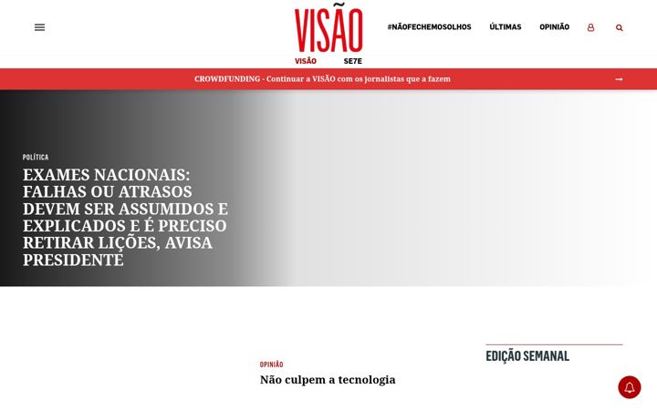 Skärmbild av visao.pt