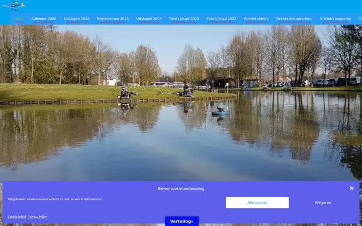 Screenshot stránky visclubvnaneeroeteren.be