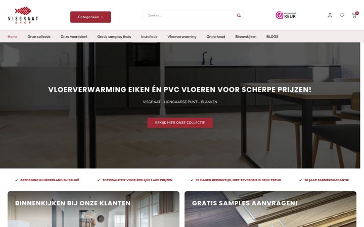 Snímek obrazovky visgraatshop.nl